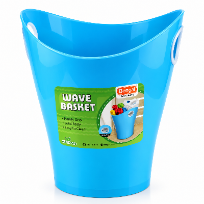 Picture of Bengal Wave Basket Plastic Multipurpose Laundry and Storage Basket with Handy Grip