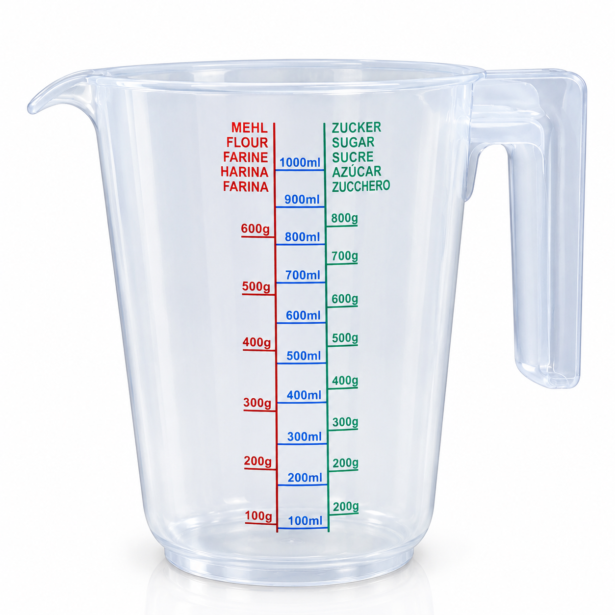 Picture of Bengal Measuring Cup 1000ml Transparent Plastic Measuring Jug with Handle