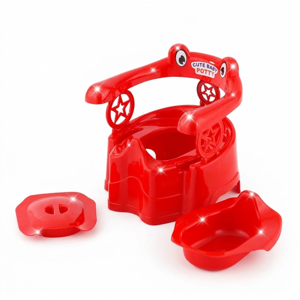 Picture of RFL Star Cute Baby Potty Chair with Removable Bowl & Lid - Red