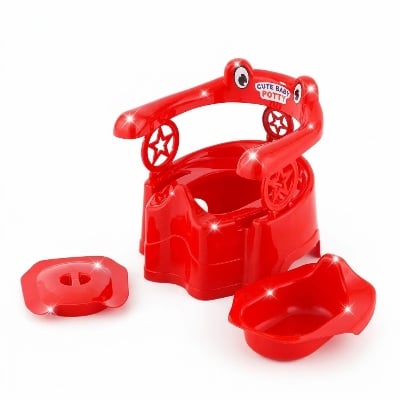 Picture of RFL Star Cute Baby Potty Chair with Removable Bowl & Lid - Red