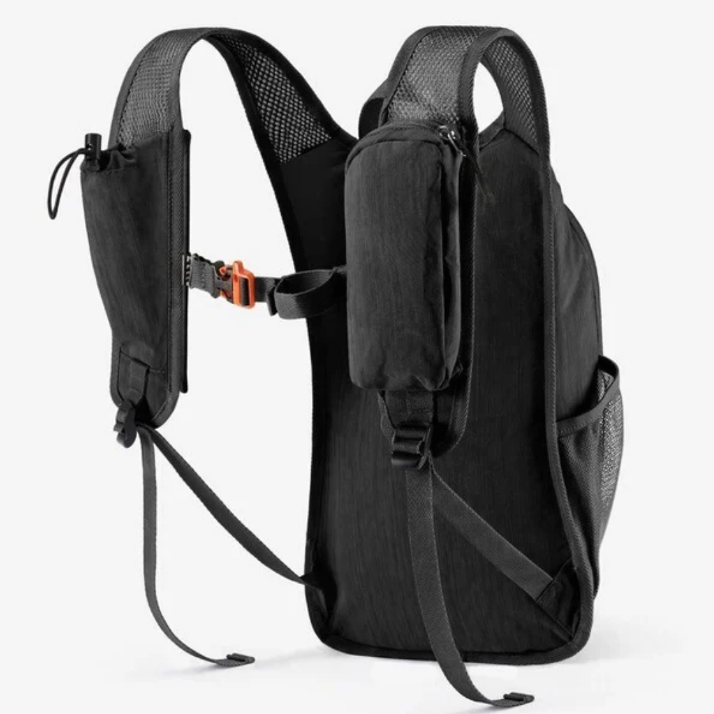 Picture of 16L Foldable Hiking Backpack – Lightweight Packable Water-Repellent Daypack, Ultralight Collapsible Rucksack for Travel, Gym and Outdoor Sports (Black)
