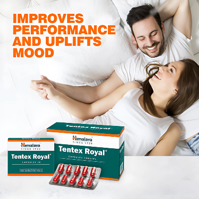 Picture of Himalya Tentex Royal Capsule - 100% ভেষজ ফর্মুলা, নিজেকে রাখুন ফিট ও এনার্জেটিক! 🚀