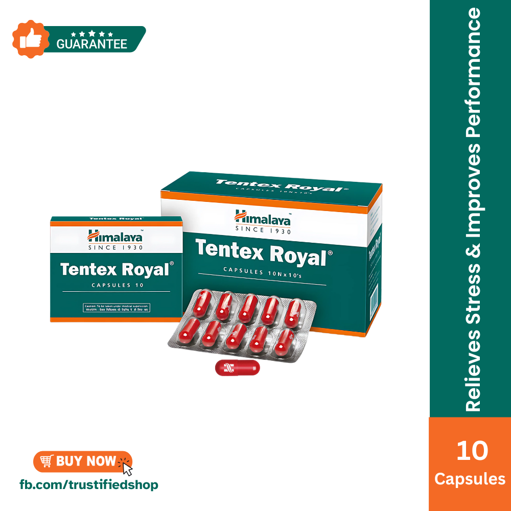 Picture of Himalya Tentex Royal Capsule - 100% ভেষজ ফর্মুলা, নিজেকে রাখুন ফিট ও এনার্জেটিক! 🚀