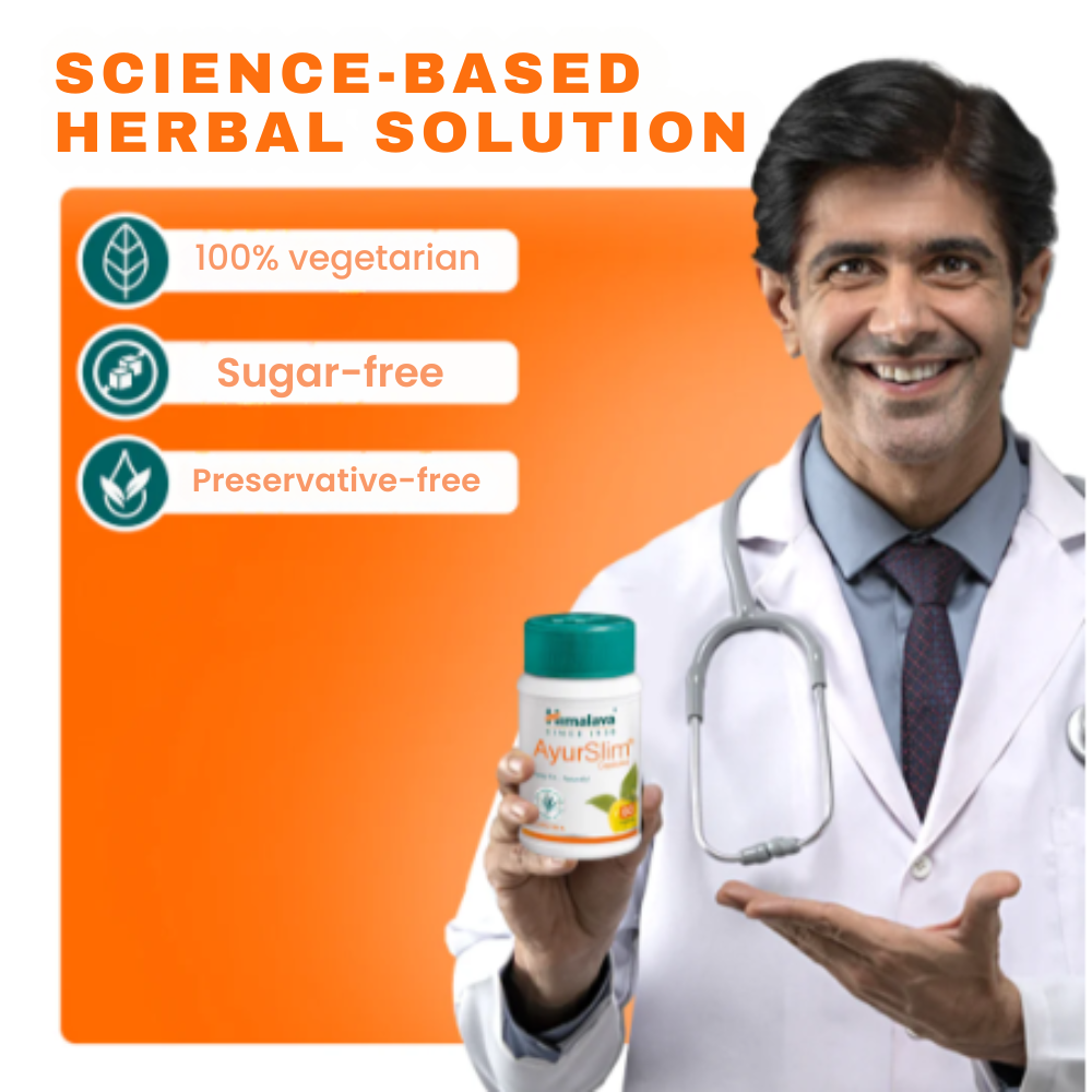 Picture of Himalya AyurSlim Capsule – 100% হারবাল ওজন কমানোর ক্যাপসুল | Fat Burn, Metabolism Boost & Appetite Control | 60 Capsules