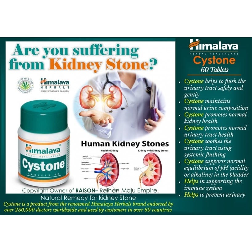 Picture of Cystone - Net Quantity 60 Tab