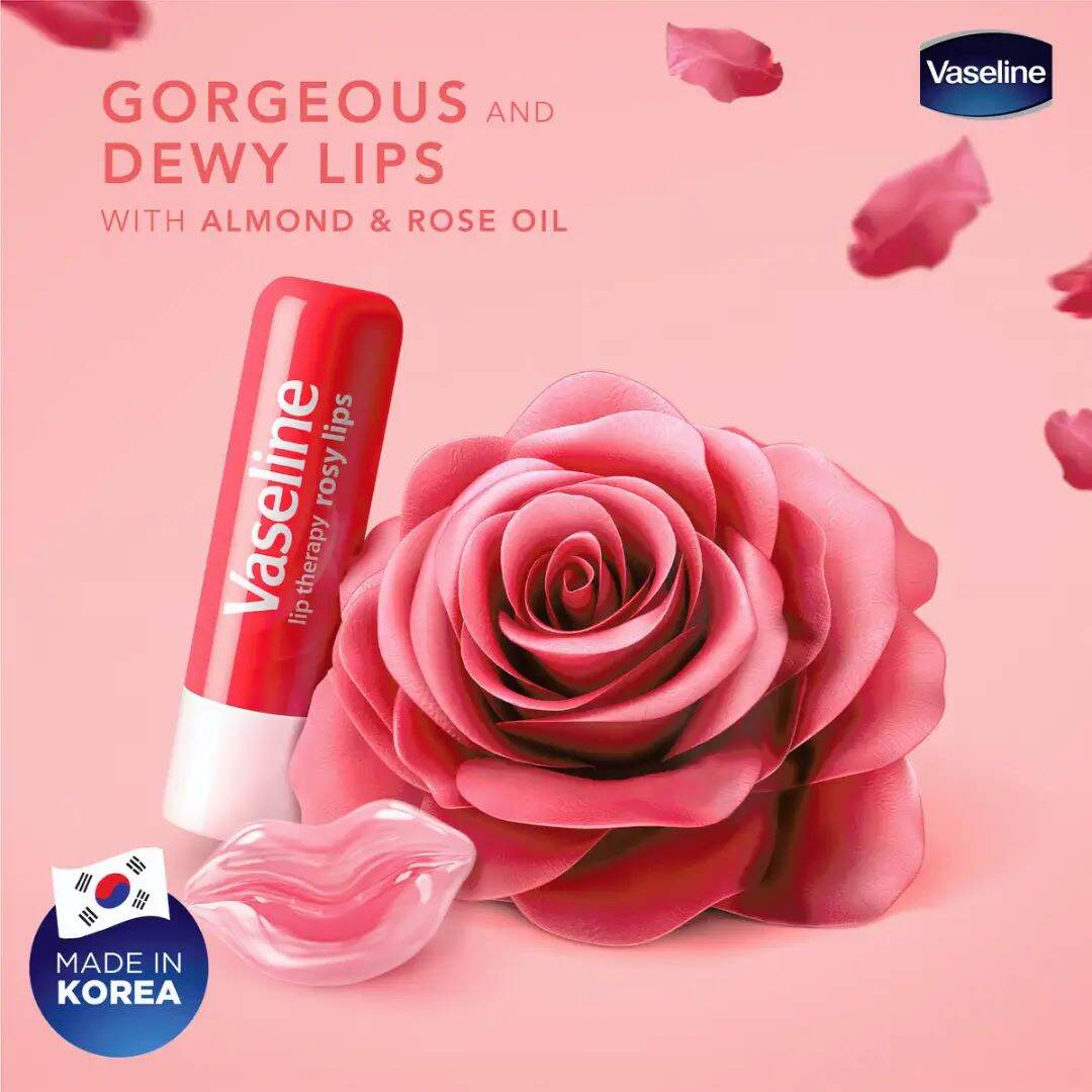 Picture of Korean Products Vaseline Lip Therapy Stick Rosy Lips 4.8g - Multicolor