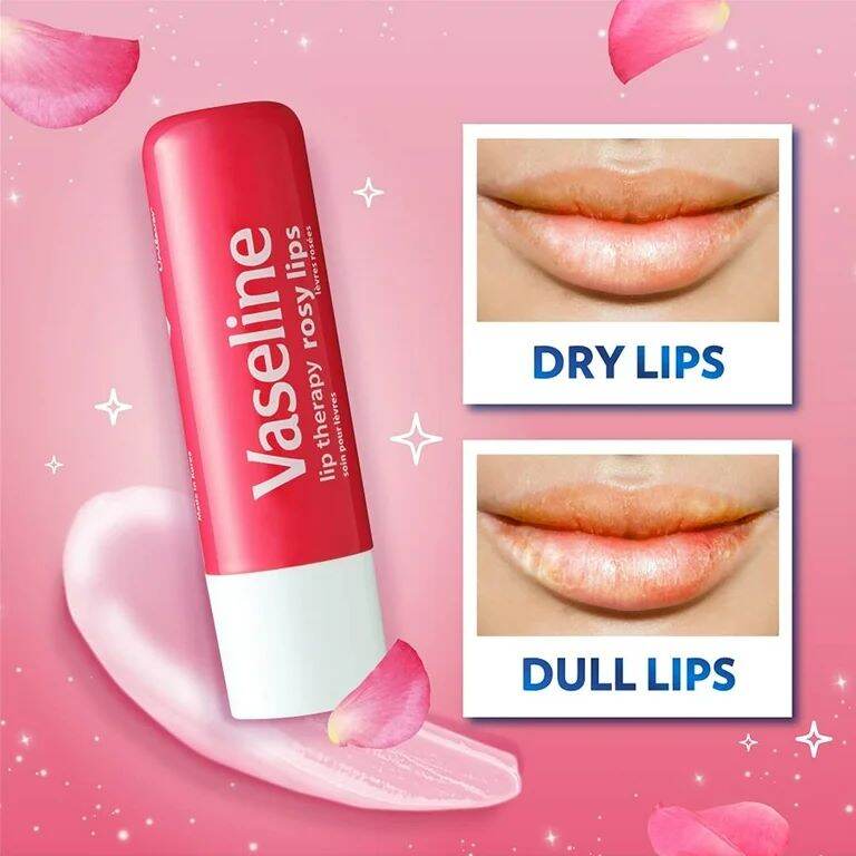 Picture of Korean Products Vaseline Lip Therapy Stick Rosy Lips 4.8g - Multicolor