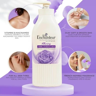 Picture of Enchanteur Alluring Satin Smooth Perfumed Body Lotion - 500ml - Multicolor