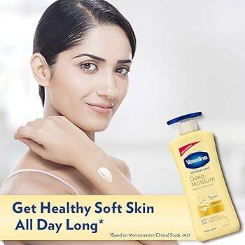 Picture of Indian Vaseline Intensive Care Deep Moisture Nourishing Body Lotion 400ml - Multicolor