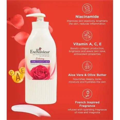 Picture of Enchanteur Enticing Perfumed Body Lotion - 500ml - Multicolor