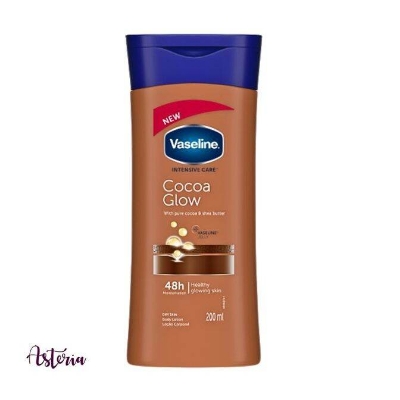 Picture of International European country Product  Vaseline Intensive Care Cocoa Glow Body Lotion 200 ml - Multicolor