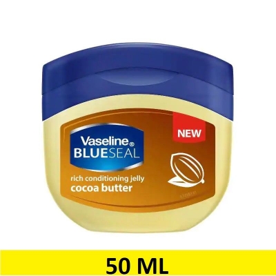 Picture of UAE Vaseline Blueseal Rich Conditioning Jelly Cocoa Butter 50Ml - Multicolor