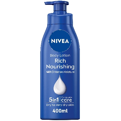 Picture of International product Nivea Rich Nourishing Body Lotion for Dry Skin 400 ml - Multicolor