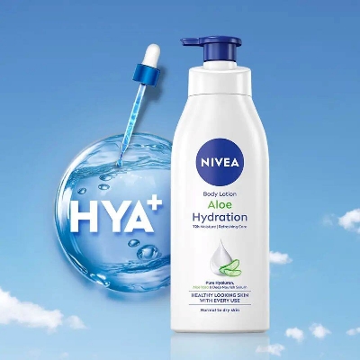 Picture of International Products Nivea Aloe & Hydration Body Lotion Aloe Vera Normal to Dry Skin 400ml - Multicolor
