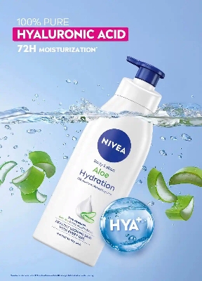Picture of International Products Nivea Aloe & Hydration Body Lotion Aloe Vera Normal to Dry Skin 400ml - Multicolor