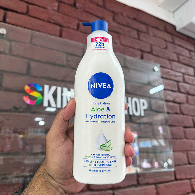 Picture of International Products Nivea Aloe & Hydration Body Lotion Aloe Vera Normal to Dry Skin 400ml - Multicolor