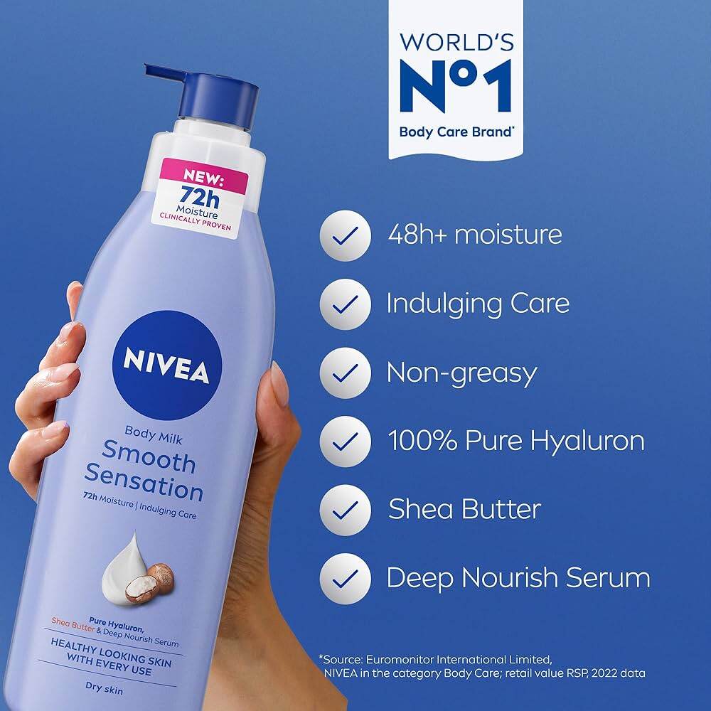 Picture of International product Nivea Shea Smooth Body Lotion  400 ml - Multicolor