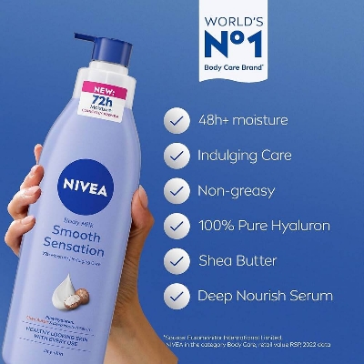 Picture of International product Nivea Shea Smooth Body Lotion  400 ml - Multicolor
