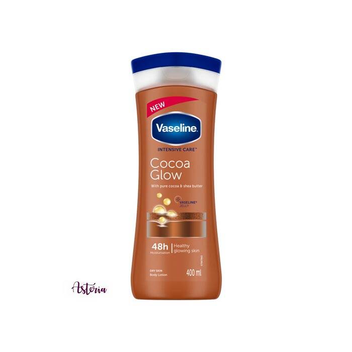 Picture of International Product Vaseline Intensive Care Cocoa Glow Moisturizing Body Lotion for Dry Skin 400ml - Multicolor