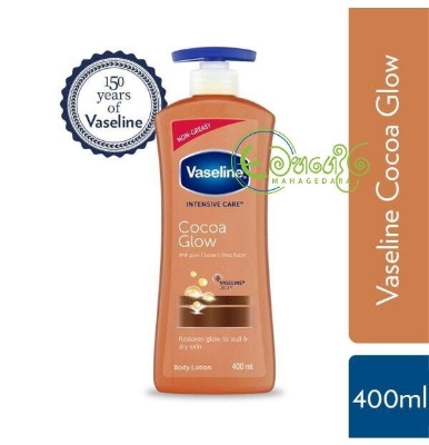 Picture of International Product Vaseline Intensive Care Cocoa Glow Moisturizing Body Lotion for Dry Skin 400ml - Multicolor