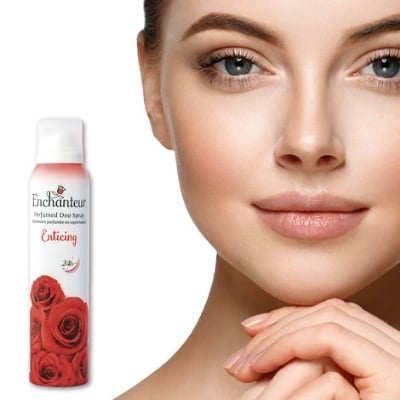 Picture of International Malaysian product Perfumed deo body spray Enticing -150 Ml - Multicolor