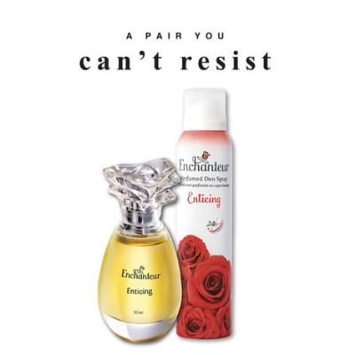 Picture of International Malaysian product Perfumed deo body spray Enticing -150 Ml - Multicolor
