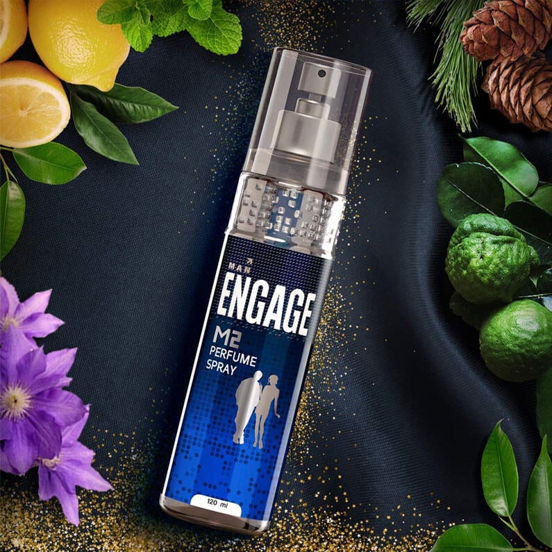 Picture of Indian product Body spray Man Engage M2 perfume spray  - 120 ml - Multicolor