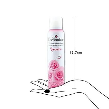 Picture of Enchanteur Ramantic Body Spray used for male/female - 150 ml - Multicolor
