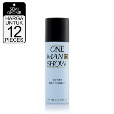Picture of International France product One Man show body spray silver edition used for male - 200 ml - Multicolor