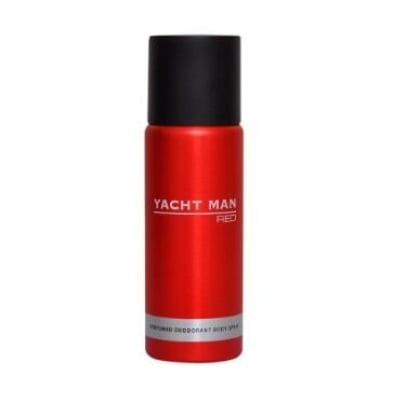 Picture of International UAE product Body Spray Yacht man RED used for male - 200 ml - Multicolor