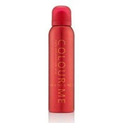 Picture of International UAE product Body Spray Colour Me Red Used for female - 150 ml - Multicolor