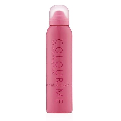 Picture of International UAE product Body spray Colour Me Pink Used for female - 150 ml - Multicolor