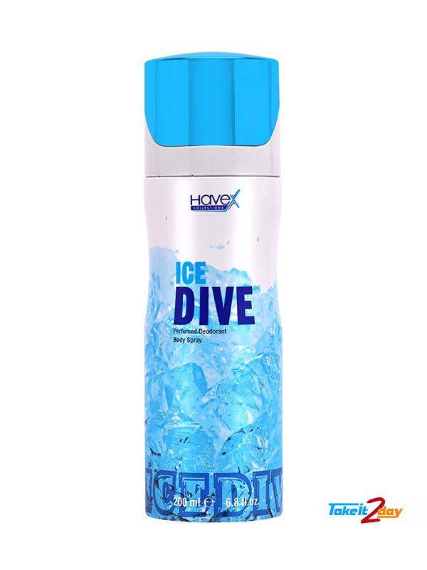 Picture of Havex ICE DIVE Party Scent Body Spray- 200 ml - Multicolor