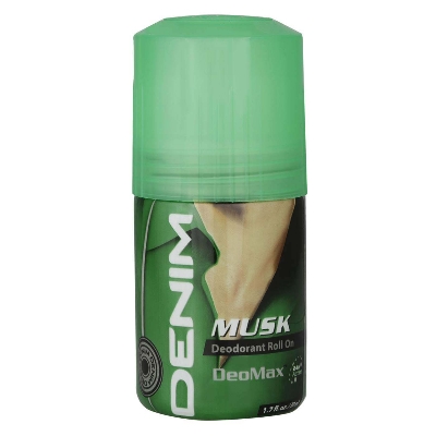 Picture of DENIM MUSK Body Deodorant Roll On for Men - 50 ml - Multicolor