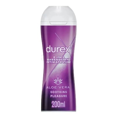 Picture of UK Products Durex 2 IN 1 Massage and Intimate Lube Aloe Vera for Soothing Pleasure 200ml