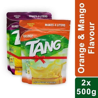 Picture of Tang Orange and Mango Flavor Drink Powder (500G X 2) - 1KG Bahrain
