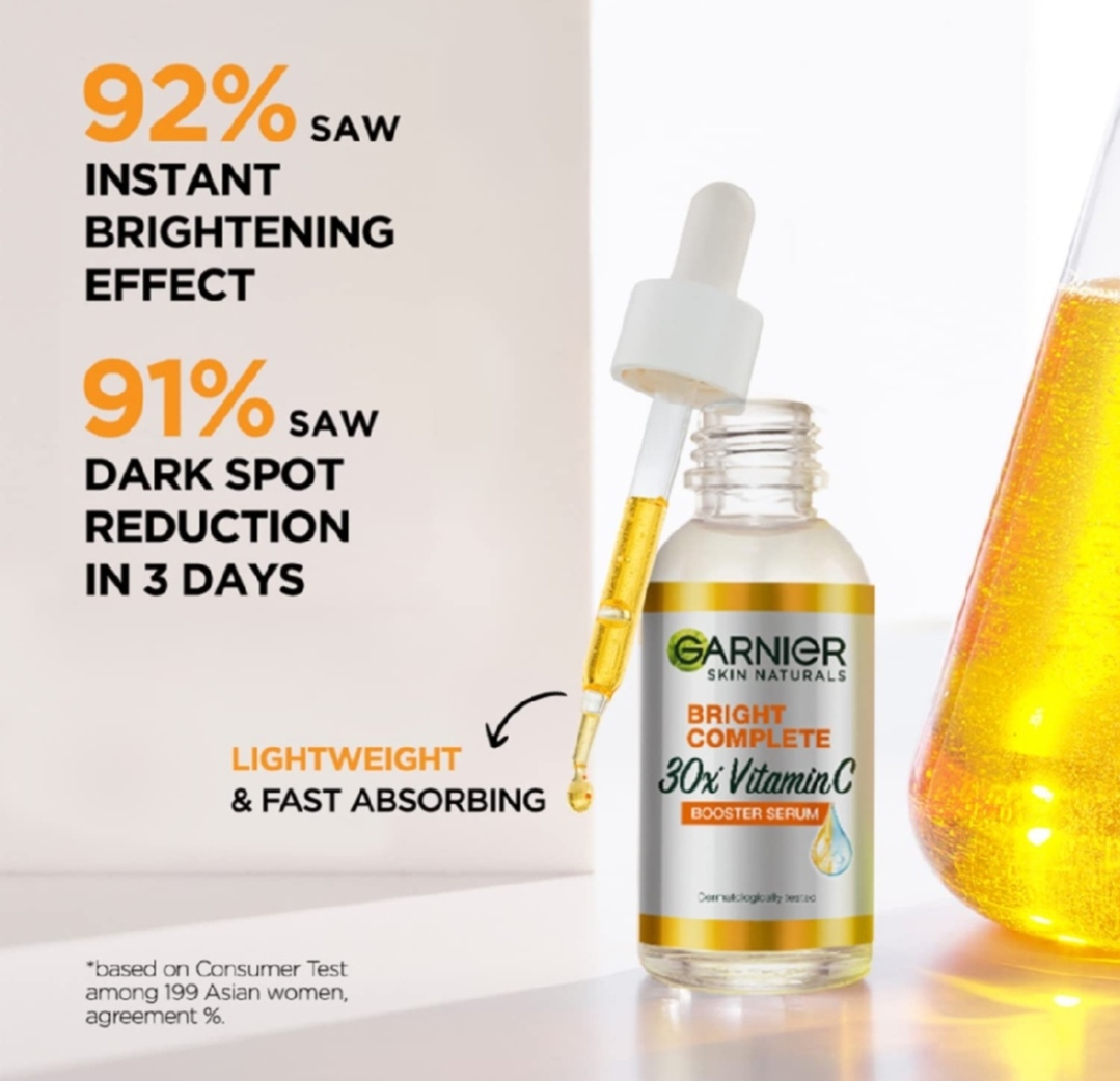 Picture of Garnier Bright Complete Vitamin C Serum 15ml - Face Serum
