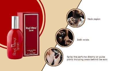 Picture of Body perfume party scent Royal mirage SPORT used for male/ female - 120 ml