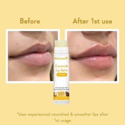 Picture of WishCare Ceramide Lip Balm with SPF 50 PA+++ (Natural)