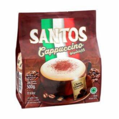 Picture of Santos Cappuccino 3 In1 With Choco Granule Coffee 500gm