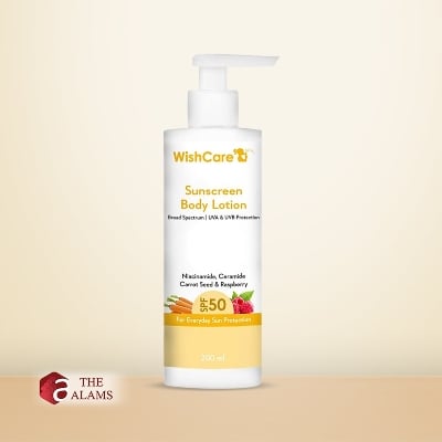 Picture of WishCare Sunscreen Body Lotion SPF 50 PA+++, 200 ml