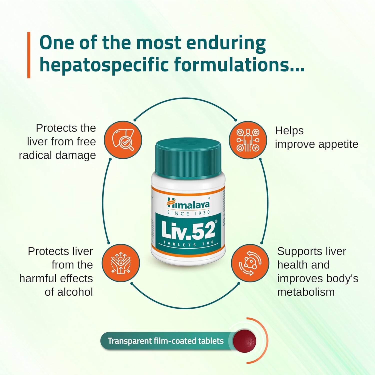 Picture of Liv.52 For Man & Women - Bottle of 100 Tablets