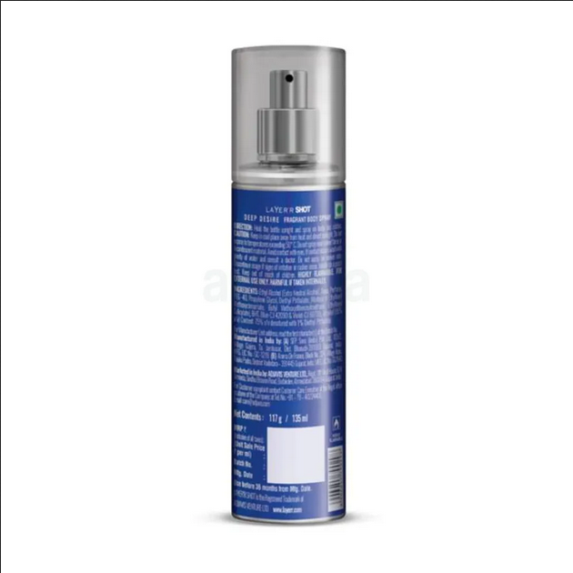 Picture of Layer'r Shot Deep Desire Body Spray for Men 135ml