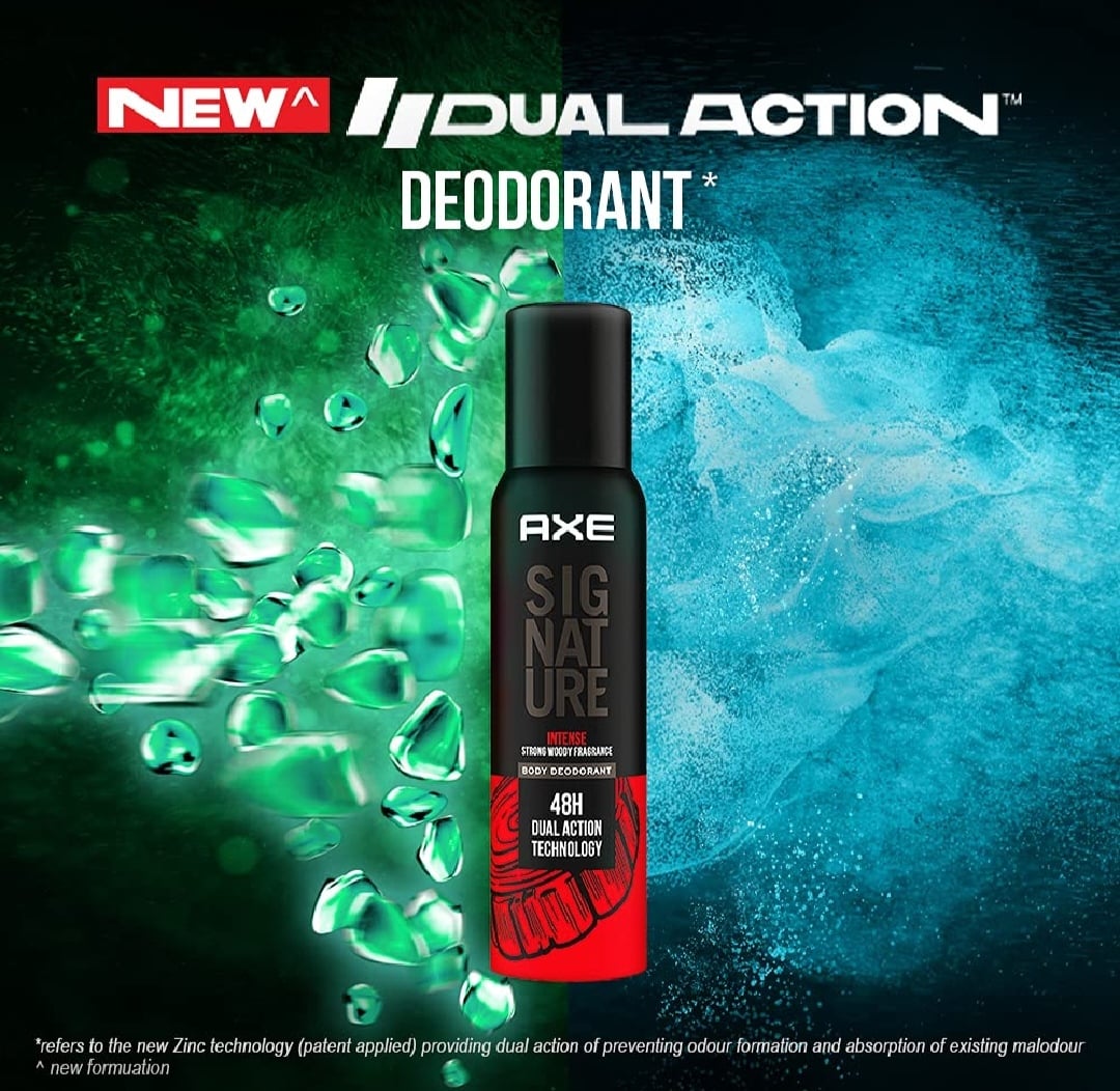 Picture of Ax e Signature Intense No Gas Body Deodorant Body Spray For Men 122ml
