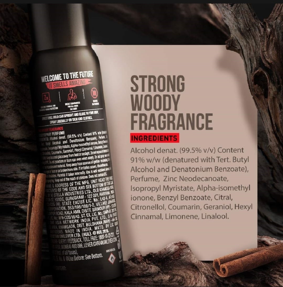 Picture of Ax e Signature Intense No Gas Body Deodorant Body Spray For Men 122ml