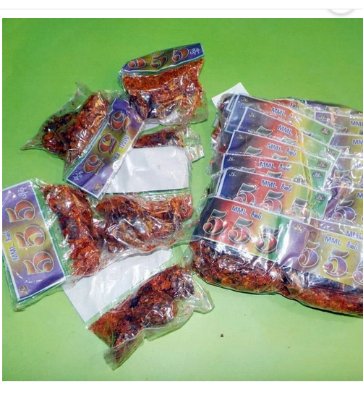 Picture of 555 Burmese Dry Jhal Boroi Achar mini 100 pcs