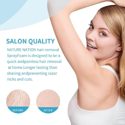 Picture of Kingyes Silky Beauty Spray Quick and Painless Hair Removal Spray Foam 150ml