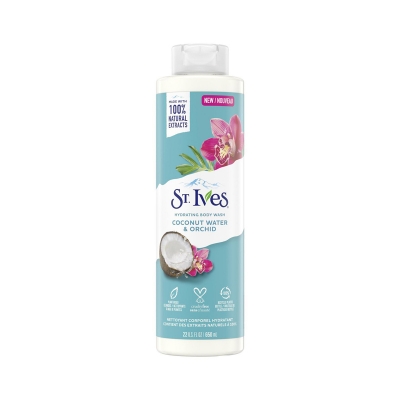 Picture of ST Ives Coconut Water & Orchid Shower gel body wash used for Male/ female - 650 ml