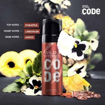 Picture of Wild Stone Code Copper Body Perfume - Refreshing & Long-Lasting Fragrance, For Men, 120 ml Perfume Fragrance Scent