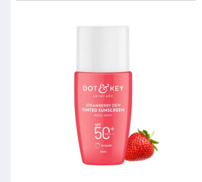 Picture of Dot and Key Strawberry Dew Tinted Sunscreen SPF 50+ PA++++ (03 Sand)